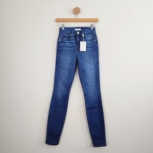 NWT Good American Good Legs High Rise Skinny Jean Stretch Denim 00
